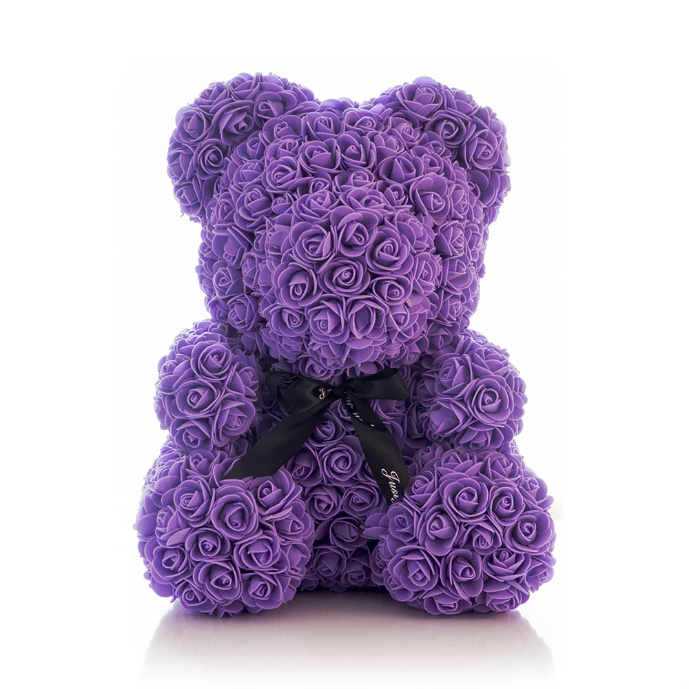 rose bear purple